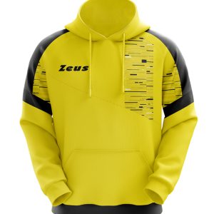 FELPA  ZEUS SPORT RELAX PASSEGGIO FELPA C/CAPP GLITCH