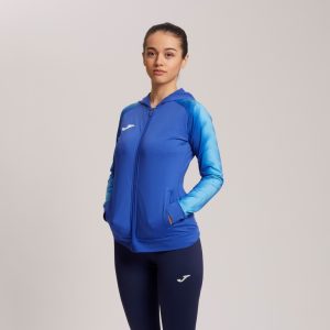 Joma -Felpa ELITE XI Donna – Felpa Allenamento Con Cappuccio Running -Corsa Femminile