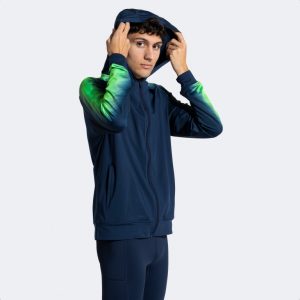 Joma -Felpa ELITE XI  Uomo – Felpa Allenamento Con  Cappuccio Running -Corsa