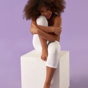 Leggings bimba modello capri in fresco cotone