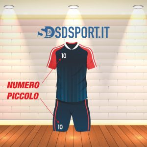 Stampa numero piccolo  termosaldato