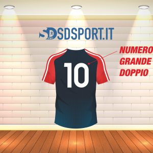 Stampa numero grande termosaldato Doppio