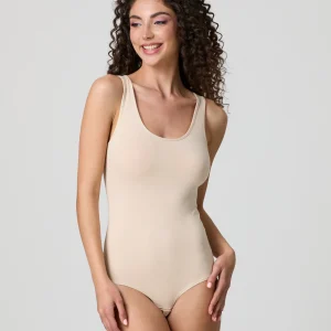 Body a spalla larga in cotone