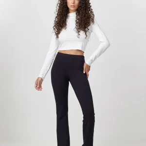 Pantaleggings a zampa in cotone elasticizzato