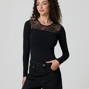 Body sottogiacca con pizzo