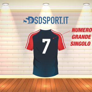 Stampa numero  termosaldato Singolo