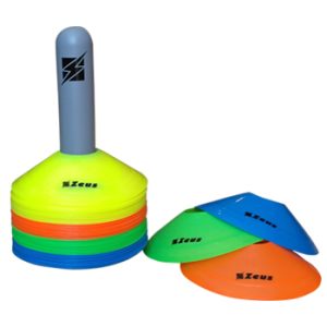 SET DELIMITATORE 48 PZ. ATTREZZATURA ZEUS SPORT CALCIO CALCETTO SOCCER