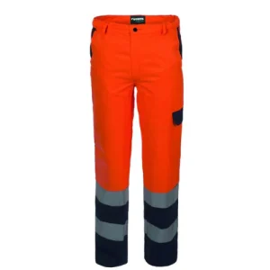 Pantalone alta visibilità Rossini Bicolore Hi-Vis - Arancio / Blu