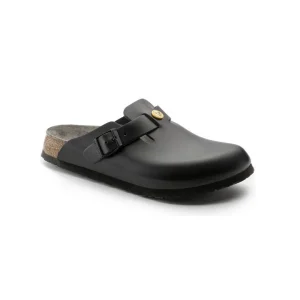 Zoccoli da lavoro Birkenstock Boston-Esd Black Natural Leather