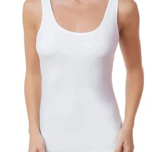 Jadea - canotta elastica spalla larga da donna in cotone modal elasticizzato 4182 canottiera intima