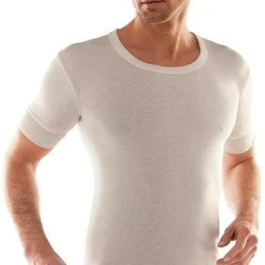 Liabel - Maglia girocollo da uomo mezza manica corta in lana art 0516733 collo rotondo 05167 33