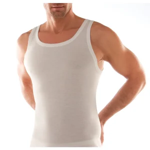 Liabel - Canottiera intimo a spalla larga da uomo in lana e cotone 05321 223 canotta vogatore 05321223