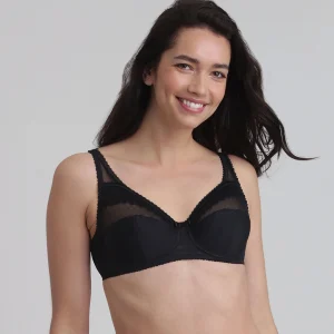 Reggiseno modellante nero Criss Cross Classico Microfibra