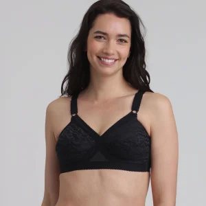 Reggiseno senza ferretto nero Criss Cross 556