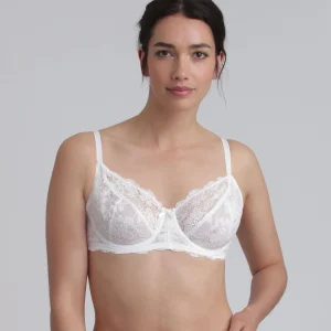 Reggiseno balconcino con ferretto bianco Essential Elegance