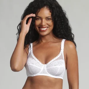 Reggiseno con ferretto bianco Criss Cross Femminile Riciclato
