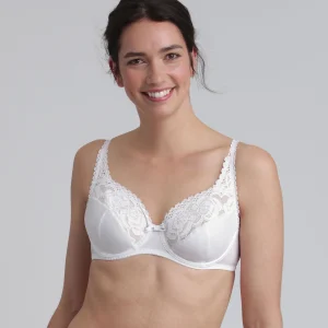 Reggiseno con ferretto bianco Flowery Lace Micro Riciclato