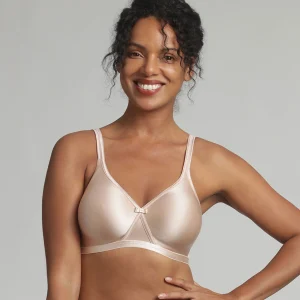 Reggiseno senza ferretto beige Satiny Micro Support