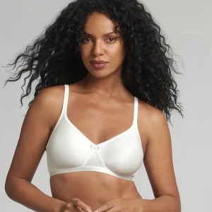 Reggiseno senza ferretto avorio Satiny Micro Support