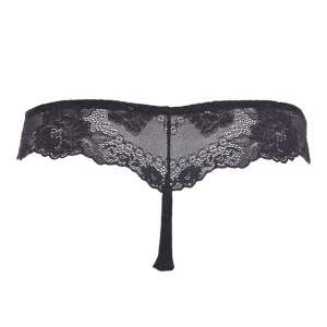 Lormar - Perizoma vita bassa myclass da donna tutto pizzo slip tanga string elastico class