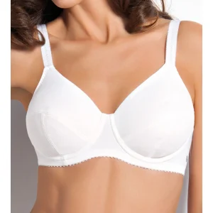 Sièlei - Reggiseno da donna preformato foderato in cotone con ferretto coppa C e D 962 chiusura sul retro Sìèlei Sielei