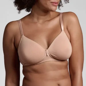 Lepel - Reggiseno da donna preformato senza ferretto Coppa C Lepel Belseno Segreto Cotton 350 chiusura sul retro non imbottito
