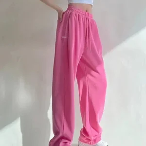 Pantaloni lunghi in corduroy larghi con gamba ampia