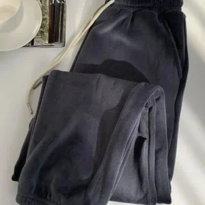 Pantaloni lunghi in corduroy con imbottitura confortevole