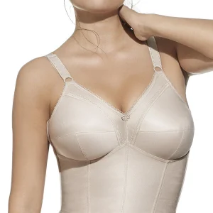 Reggiseno bustino da donna reggistomaco senza ferretto coppa B Selene Elena