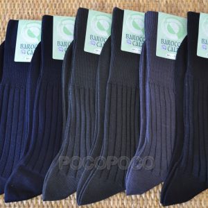 Barocco Leccese - 6 Paia di calzini sanitari corti da uomo in cotone caldo calze 018
