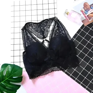 Bralette in pizzo con supporto integrato