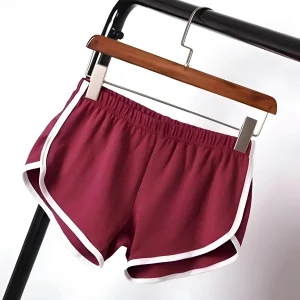 Shorts Sportivi con Bordo Bianco