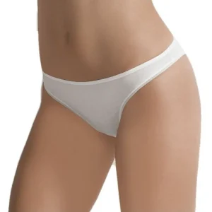 Cotonella - 3 Brasiliane a vita bassa da donna in cotone elasticizzato slip mini 3942 elastico braziliane bielastiche