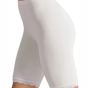 Cotonella - 2 Slip con gamba lunga da donna in cotone elasticizzato 3163 vita alta long elastico
