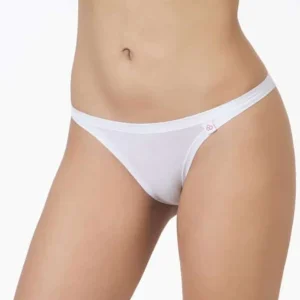 6 tanga da donna in cotone bielastico elasticizzato DS308 elastico interno