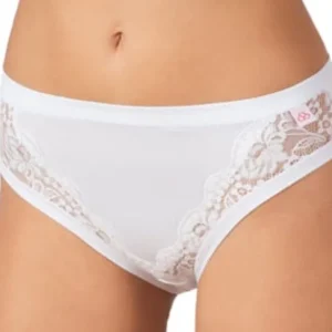 6 slip da donna cotone bielastico elasticizzato DS361 elastico interno con pizzo