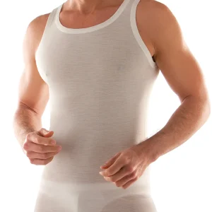 Liabel - Canottiera intima vogatore spalla larga da uomo in lana 05148 223 canotta 05148223