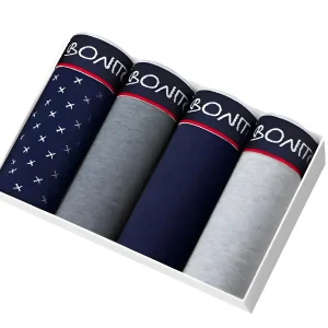 4 Pezzi di Boxer da Uomo