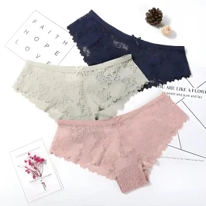 Slip in pizzo classico confezione da tre