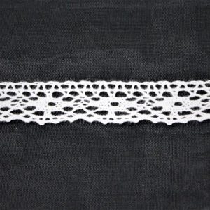 10 metri pizzo cotone art. 9200 altezza 2 cm passamaneria merletto ricamo nastro smerlato tipo uncinetto traforato