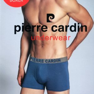 3 Boxer da uomo cotone elasticizzato con elastico esterno Pierre cardin placed
