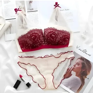 Set di Lingerie in Pizzo e Rete