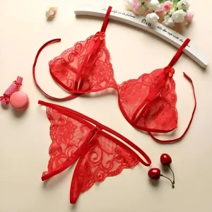 Set di Lingerie in Pizzo con Taglietti