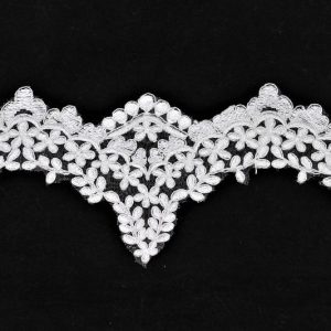 9 metri Pizzo rebrodè punta sposa pizzo di tulle di pizzo passamaneria merletto 13 cm art. IP68 rebrode smerlo