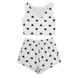 Pigiama a cuore da donna